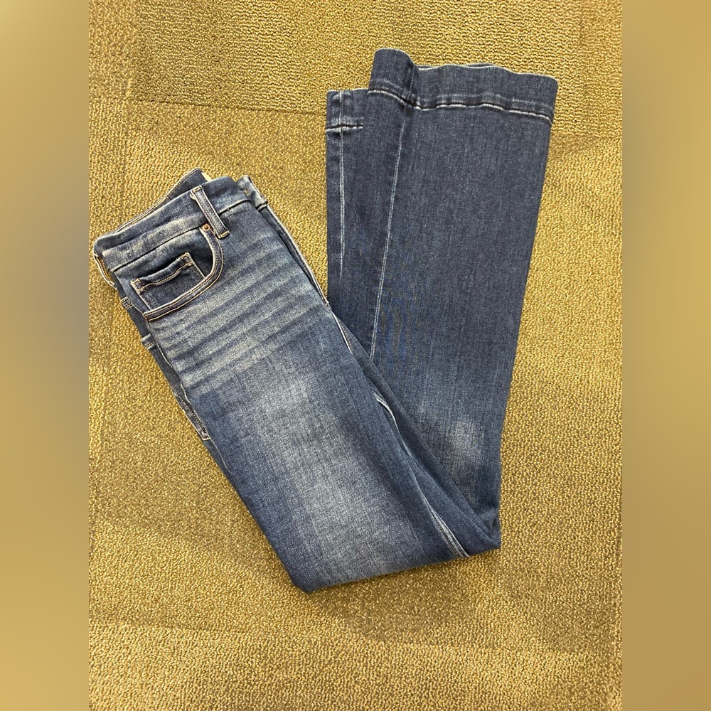 BKE Women's Trouser Jeans in Deep Blue